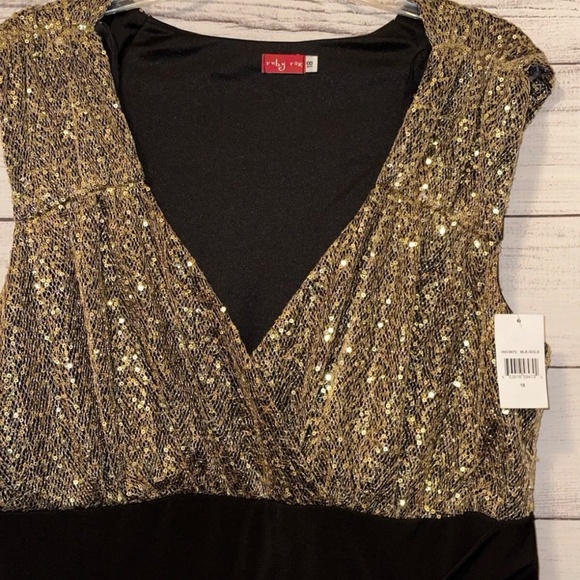 Ruby Rox Brand Womens 18 Sequined Dress - New With Tags - Picture 4 of 8